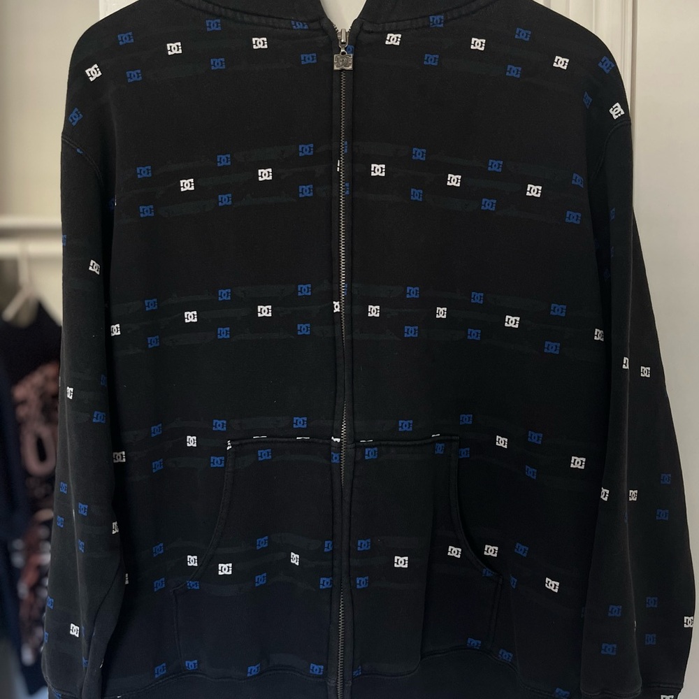 Vintage DC skateboards zip hoodie
